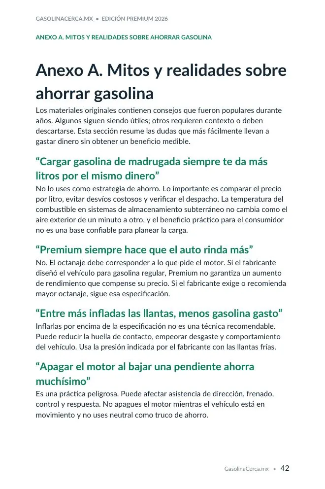 Página interior con herramienta de control